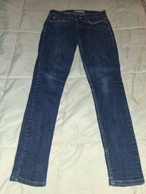 Signature by Levi Strauss Dark Blue Skinny Jeans Size 3 Short